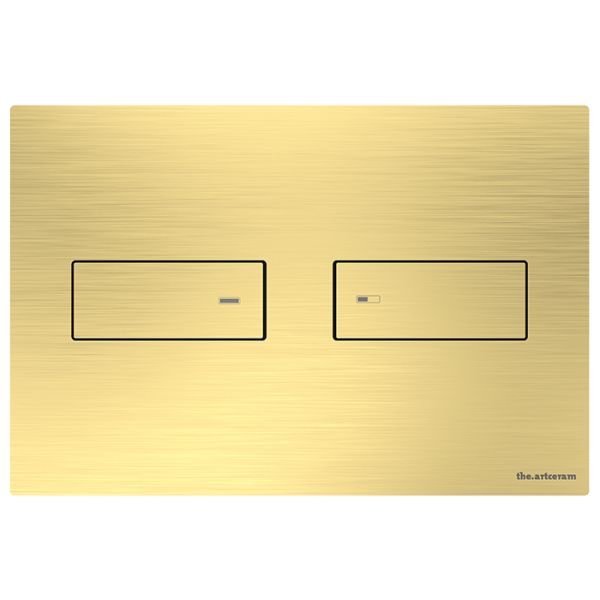 Клавиша смыва ArtCeram INOX 710.000.BG золото брашированное PVD Клавиша смыва ArtCeram INOX 710.000.BG золото брашированное PVD