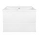 Тумба с раковиной Azario Мила CS00091365 80 см белый матовый