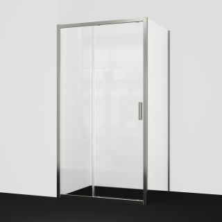 Душевой уголок WasserKRAFT Tauber 64S14 110x80 см профиль никель стекло прозрачное