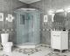 Душевая кабина Niagara NG-7701DW 90x90см серебро/прозрачное