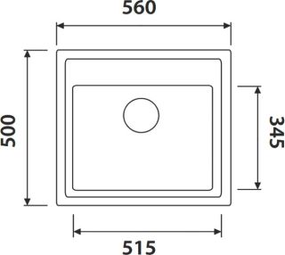 Мойка кухонная KAISER KGM-5750-SB