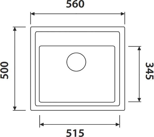 Мойка кухонная KAISER KGM-5750-SB