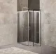 Боковая панель BelBagno Unique UNIQUE-100-FIX-C-Cr 100 см профиль хром стекло прозрачное