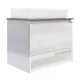 Тумба с раковиной Comforty Прага 00-00014535 60 см Серый