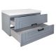 Тумба с раковиной Azario Armario CS00097017 90 см серый матовый