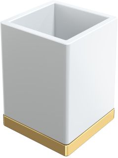 Стакан Boheme Qubic 10961-G золото
