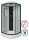 Душевая кабина Niagara NG-6702-14G с гидромассажем 100x100см чёрный/прозрачное