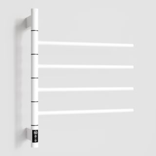 Полотенцесушитель электрический WasserKRAFT Rur 30TH103-4WM 50x60 см белый матовый