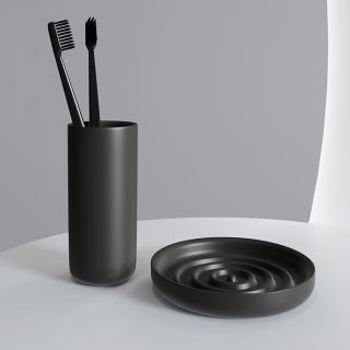 Стакан Salini Gocce 1901201RF чёрный матовый Стакан Salini Gocce 1901201RF чёрный матовый