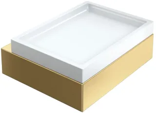 Мыльница Boheme Qubic 10723-MG золото матовое