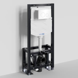 Система инсталляции для унитазов WasserKRAFT Dill 61TLT.010.ME.WH02 с кнопкой смыва