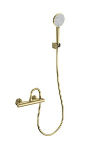 Смеситель для душа Wonzon & Woghand INN 5 WW-B1005-A-BG с термостатом брашированное золото