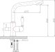 Смеситель для кухни ZORG Zorg Sanitary ZR 313 YF-33 SATIN