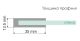 Душевая перегородка WasserKRAFT Abens 20W46 110 см профиль чёрный матовый стекло прозрачное