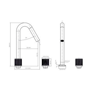 Смеситель для раковины WasserKRAFT Muritz 9835 хром