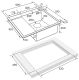 Мойка кухонная Paulmark Alster PM825951-BGR правая брашированное золото Мойка кухонная Paulmark Alster PM825951-BGR правая брашированное золото