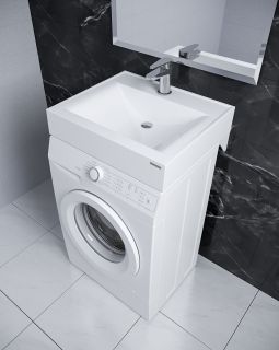 Раковина над стиральной машиной Paulmark Amberg PM750431 60x50см белый Раковина над стиральной машиной Paulmark Amberg PM750431 60x50см белый