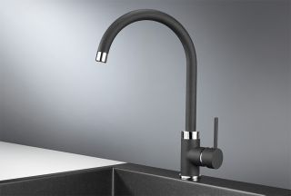Смеситель для кухни Granula 2125, ЧЁРНЫЙ черный Смеситель для кухни Granula 2125, ЧЁРНЫЙ черный