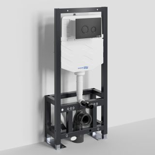 Система инсталляции для унитазов WasserKRAFT Dill 61TLT.010.ME.MB01 с кнопкой смыва