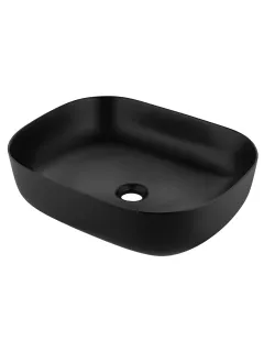 Накладная раковина Wonzon & Woghand Tahoe WW-RN41286-MB 50 см чёрный матовый