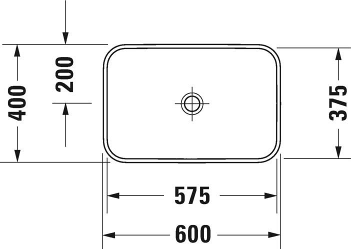Раковина Duravit Happy  2359600000 белая 60 см
