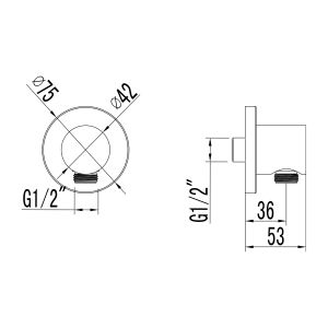 Шланговое подключение Lemark LM3783GM графит матовый