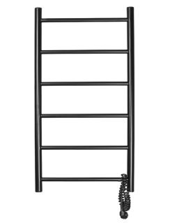 Полотенцесушитель электрический Domoterm Классик DMT 109-6 40x81 EK R чёрный Полотенцесушитель электрический Domoterm Классик DMT 109-6 40x81 EK R чёрный