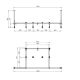 Каркас для ванны Am.Pm W94A-180U80W-R 180x80 см