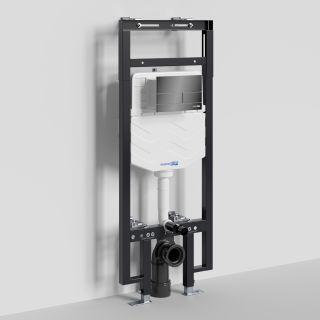Система инсталляции для унитазов WasserKRAFT Dinkel 58TLT.010.ME.PB04 с кнопкой смыва