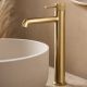 Смеситель для раковины WasserKRAFT Muritz 9803HBG золото матовое