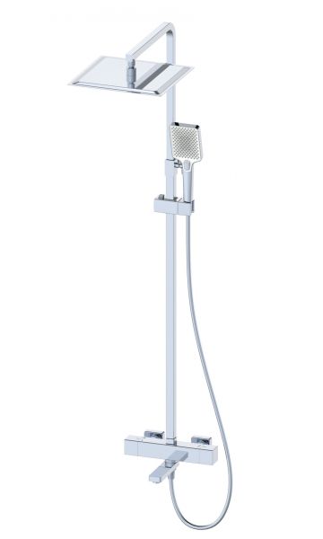 Душевая стойка Wonzon & Woghand WW-88739901-CR с термостатом хром