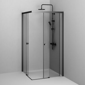 Душевой уголок Am.Pm X-joy W94G-403-100100-BТ1К 100x100 см без поддона чёрный матовый