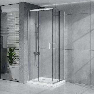 Душевой уголок Azario Vienna AZ-R36-100-CH-CL 100x100 см профиль хром стекло прозрачное