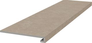 Ступень Kerama Marazzi KM6012G0191RGCF клееная фронтальная Касабланка HP бежевый светлый матовый обрезной 33x119.5x0,9