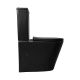 Унитаз-компакт Azario Black Queen AZ-8380 безободковый чёрный матовый