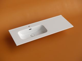 Раковина мебельная Ceramicanova Элемент (Element) CN7006L 121 см белый