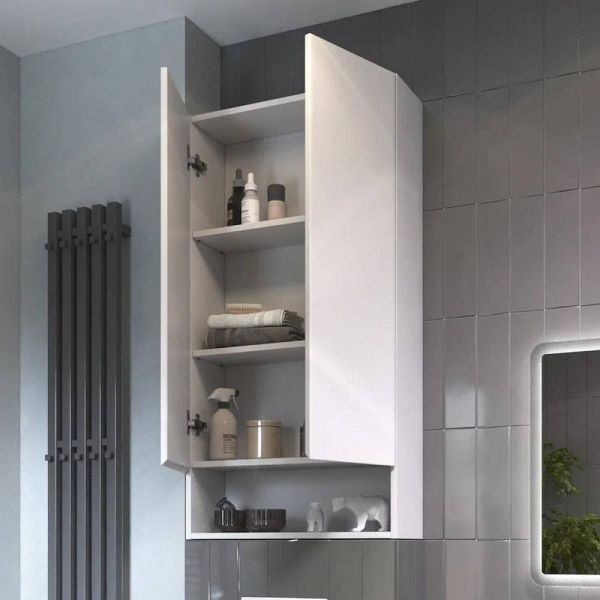 Шкаф подвесной Vigo Wing 195 поставляется в разобранном виде белый