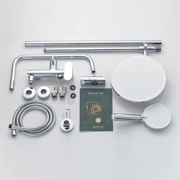 Душевая стойка Splenka S41.24 хром