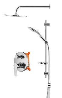Душевой комплект Swedbe Platta 5536 хром Душевой комплект Swedbe Platta 5536 хром