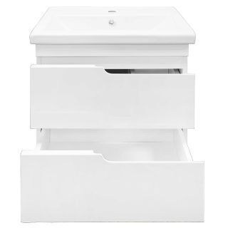 Тумба с раковиной Azario Kantri CS00097248 60 см белый глянец