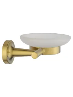 Мыльница с держателем Wonzon & Woghand Simple WW-6522-BG брашированное золото