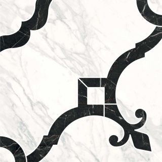 Керамогранит Kerama Marazzi ID88 Декор Фрагонар наборный белый 30x30x1,1 розона  30x30x1,1