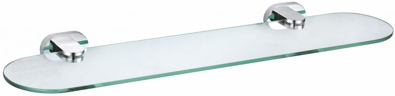Стеклянная полка для ванной Wonzon & Woghand First WW-8427 хром
