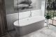 Ванна акриловая Cezares Метауро (Metauro) METAURO-Central-180-80-40-W-MATT 180x80 см белый матовый