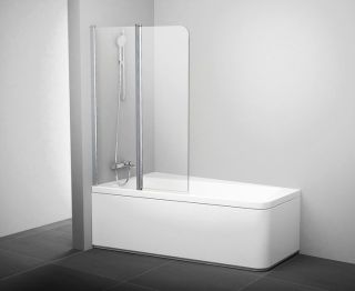 Шторка на ванну Ravak 10° 10CVS2-100 L 7QLA0C03Z1 Transparent профиль хром левый Шторка на ванну Ravak 10° 10CVS2-100 L 7QLA0C03Z1 Transparent профиль хром левый
