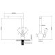 Смеситель для кухни Kohr Berga Series 1LN110200DB-0000A чёрный