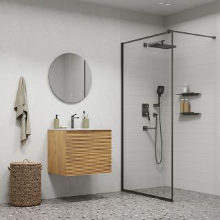 Душевой комплект IDDIS Паркер (Parker) PARGM03i68 графит матовый