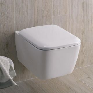Унитаз подвесной Geberit iCon Square 201950000 безободковый белый