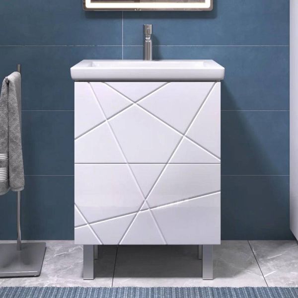 Тумба под раковину напольная Vigo Geometry 015 60 см белый