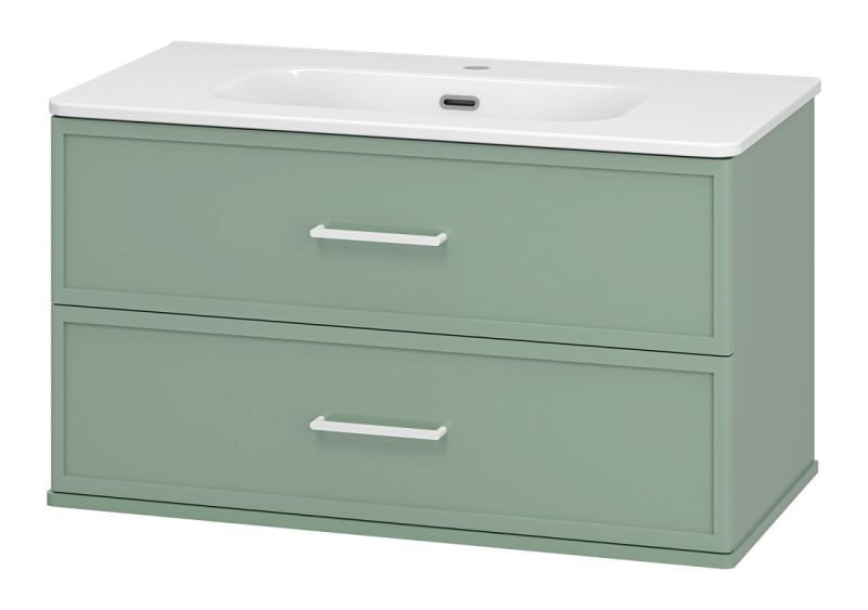 Подвесная тумба под раковину Brevita Verde 90 УТ000026839 зеленый